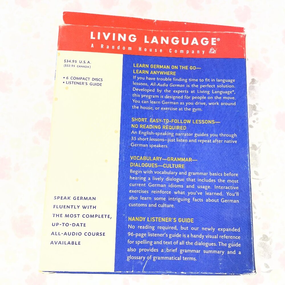 German Language - 6 CD set - All Audio German Basic-Intermediate - Picture 2 of 8
